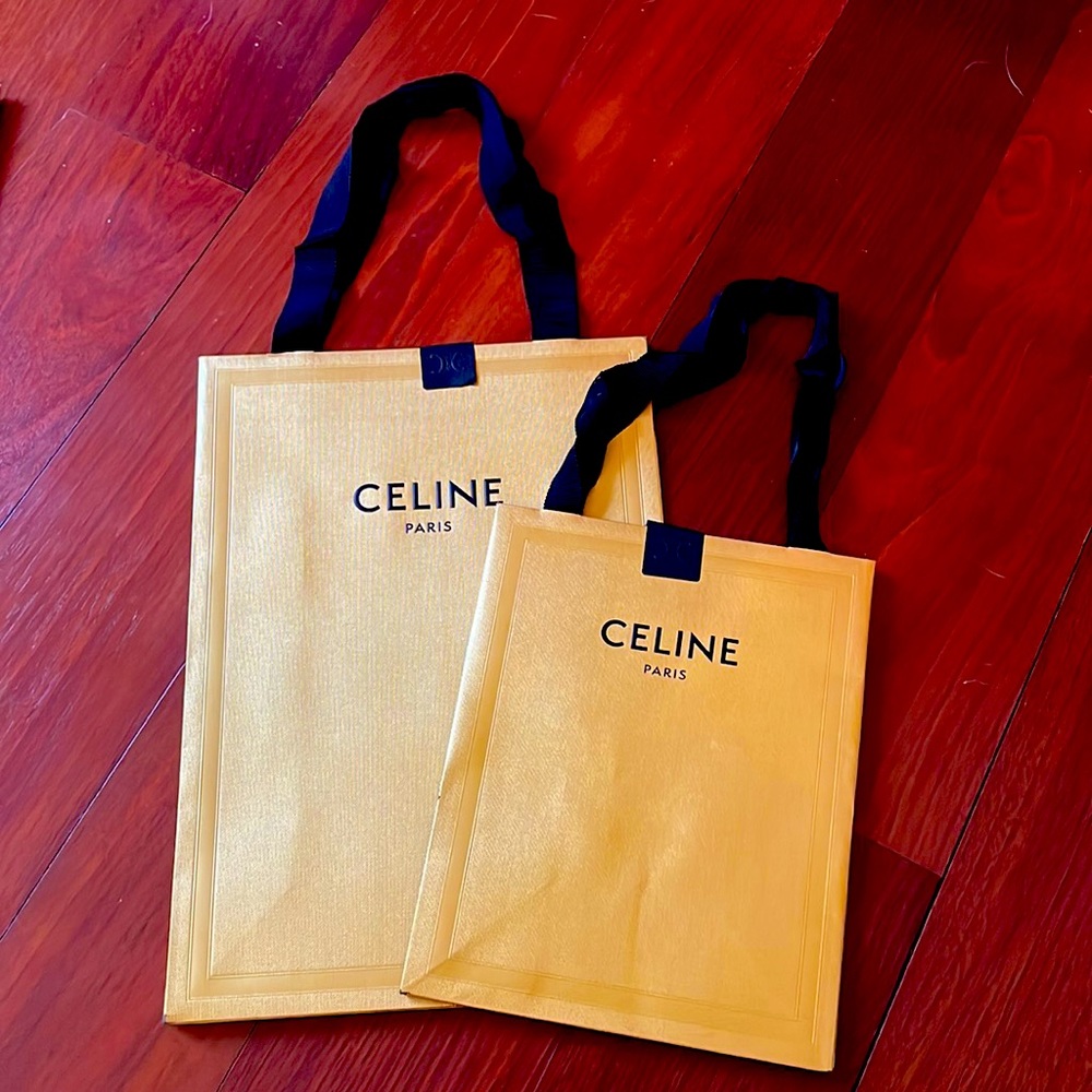 Celine Gift Bags with receipt Envelope and item envelope